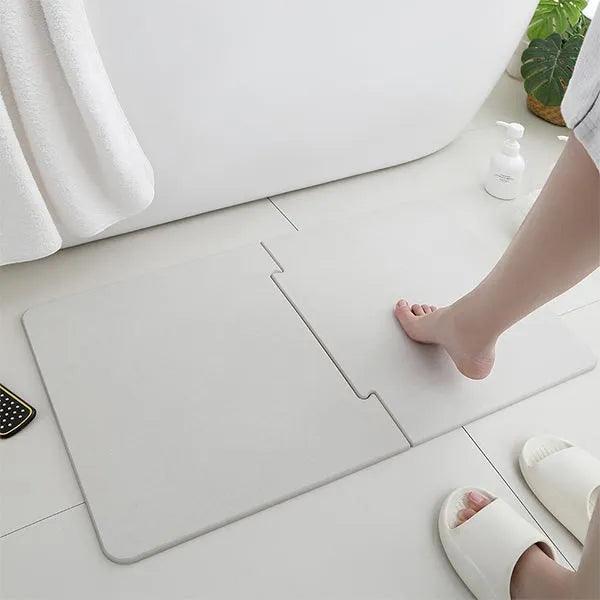 alt="Diatomaceous Earth Stone Bath Mat - Patchwork Style5"
