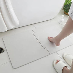 alt="Diatomaceous Earth Stone Bath Mat - Patchwork Style5"