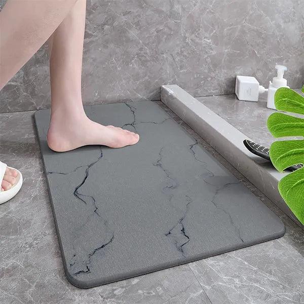 alt="Diatomaceous Earth Stone Bath Mat - Ink Wash Texture6"