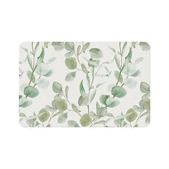 alt="Diatomaceous Earth Stone Bath Mat - Floral Texture12"