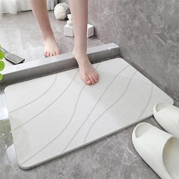 alt="Diatomaceous Earth Stone Bath Mat - Mountain Texture5"