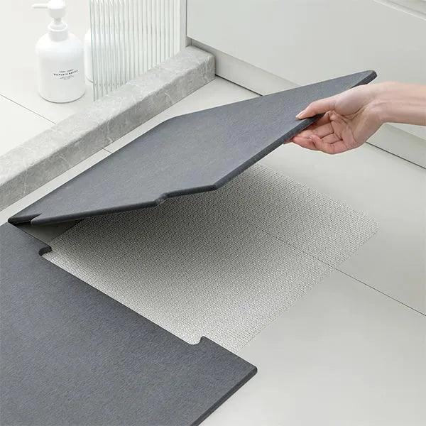 alt="Diatomaceous Earth Stone Bath Mat - Patchwork Style7"