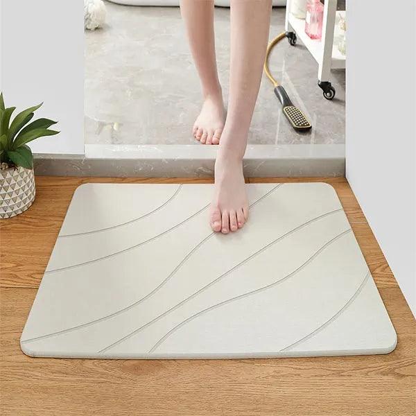 alt="Diatomaceous Earth Stone Bath Mat - Mountain Texture6"