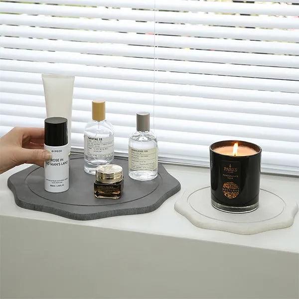 alt="Diatomaceous Earth Stone Planter Mat - Sunflower Shape6"