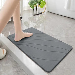 alt="Diatomaceous Earth Stone Bath Mat - Mountain Texture7"