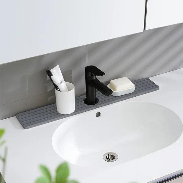 alt="Diatomaceous Earth Stone Faucet Sink Mat1"