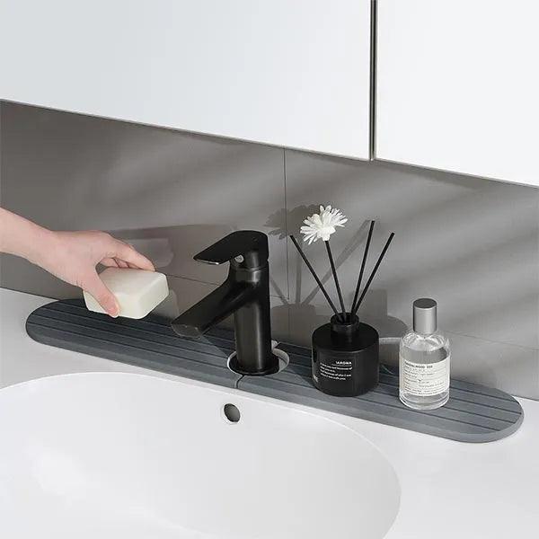 alt="Diatomaceous Earth Stone Faucet Sink Mat9"