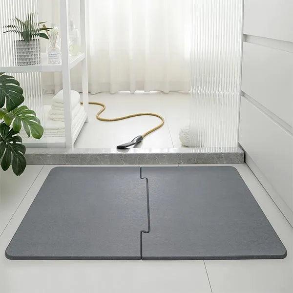 alt="Diatomaceous Earth Stone Bath Mat - Patchwork Style1"