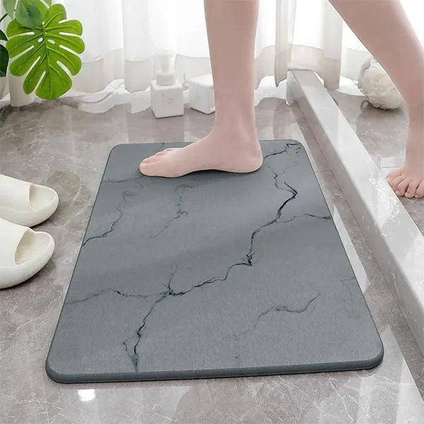 alt="Diatomaceous Earth Stone Bath Mat - Ink Wash Texture7"