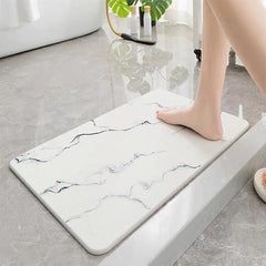 alt="Diatomaceous Earth Stone Bath Mat - Ink Wash Texture2"