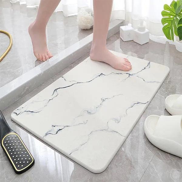 alt="Diatomaceous Earth Stone Bath Mat - Ink Wash Texture3"