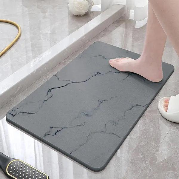 alt="Diatomaceous Earth Stone Bath Mat - Ink Wash Texture8"