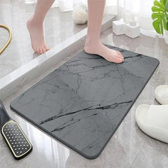 alt="Diatomaceous Earth Stone Bath Mat - Marble Texture4"