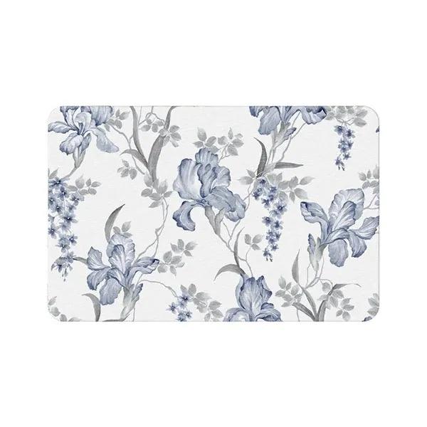 alt="Diatomaceous Earth Stone Bath Mat - Floral Texture11"