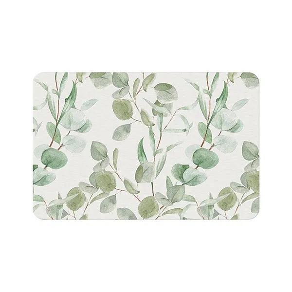 alt="Diatomaceous Earth Stone Bath Mat - Floral Texture12"