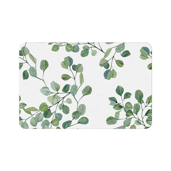 alt="Diatomaceous Earth Stone Bath Mat - Floral Texture13"