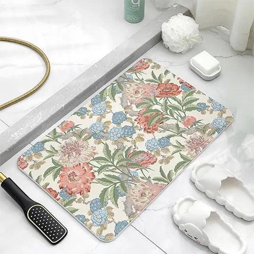 alt="Diatomaceous Earth Stone Bath Mat - Bouquet Texture1"