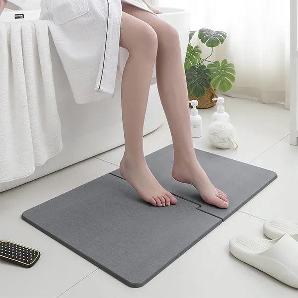 alt="Diatomaceous Earth Stone Bath Mat - Patchwork Style6"