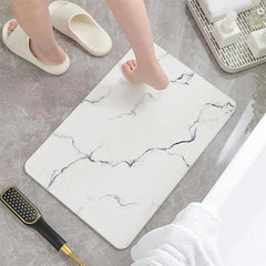 alt="Diatomaceous Earth Stone Bath Mat - Ink Wash Texture4"