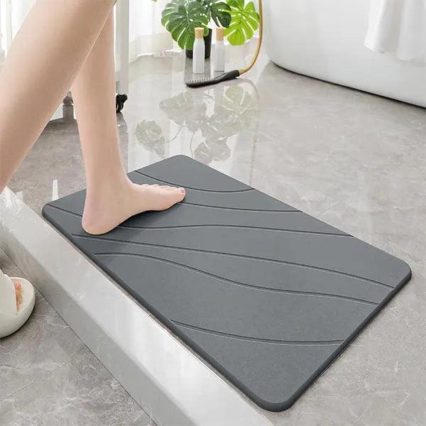 alt="Diatomaceous Earth Stone Bath Mat - Mountain Texture7"