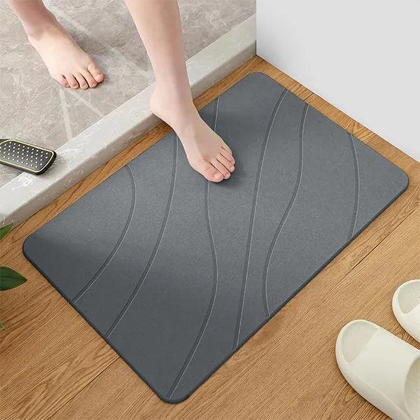 alt="Diatomaceous Earth Stone Bath Mat - Mountain Texture8"