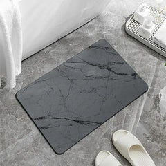 alt="Diatomaceous Earth Stone Bath Mat - Marble Texture3"